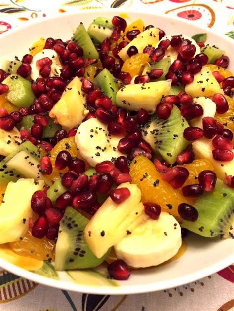 Pomegranate Winter Fruit Salad Recipe Easy And Festive Melanie Cooks