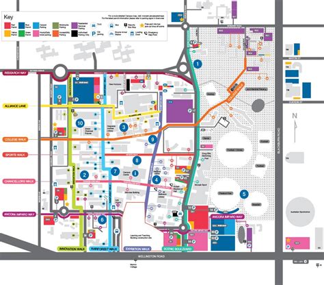 Monash University Map Map Of Monash University Australia