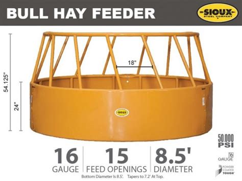 Cattle Hay Bale Feeder