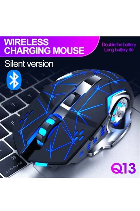 Osqar Çift Modlu Kablosuz Bluetooth Mouse Rgb Ledli Şarj Edilebilir