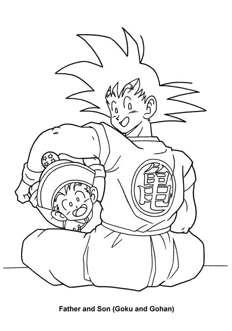 Dragon Ball Z Coloring Pages Printable Your Kids Will Love Coloring Pages