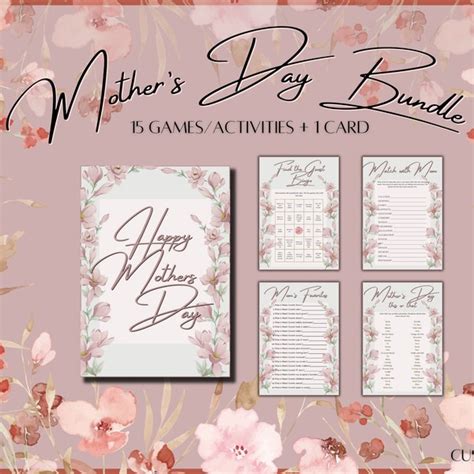 Mothers Day Word Search Svg Etsy