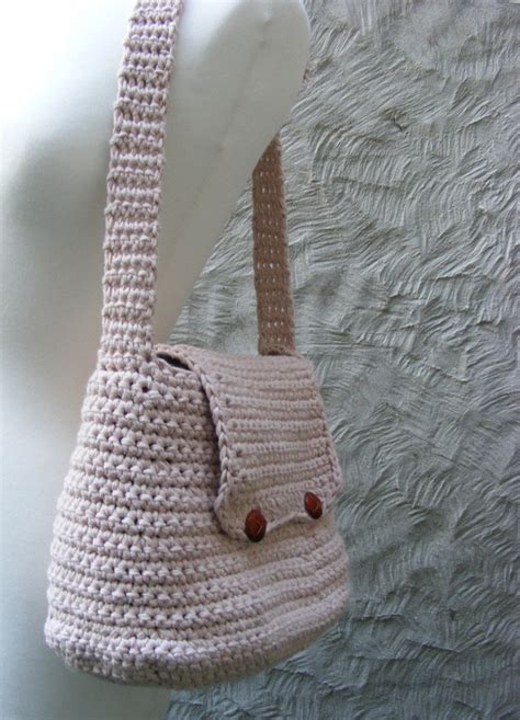 Messenger Bag Crochet Pattern Tutorial Crochet Purse Etsy