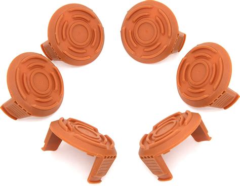 Trimmer Replacement Spool Cap Covers Weedeater Spool Cap For Worx Parts 6 Pack 705353084034 Ebay