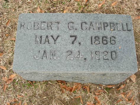 Robert Gilmore Campbell 1866 1920 Mémorial Find a Grave