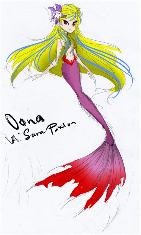 Oona Redesign Concept Give Killer Mermaid Feel By Charming Manatee On