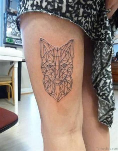 70 Great Looking Wolf Tattoos On Thigh Tattoo Designs