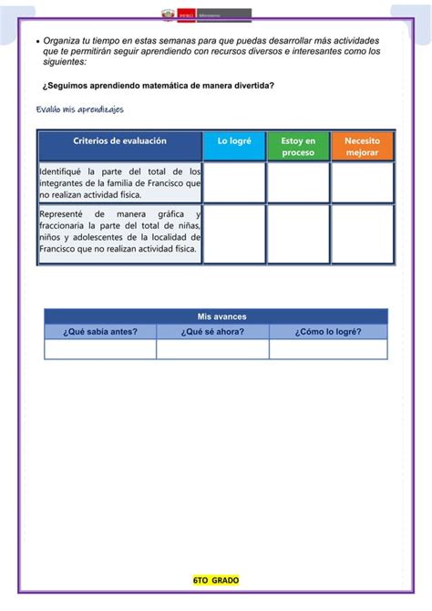 De Junio Mat Fracciones Equivalentes To Grado Docx