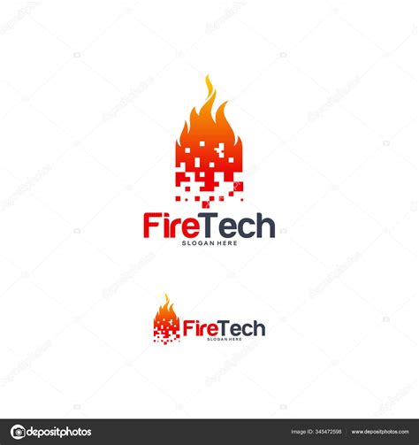 Diseño De Logotipos Digital Fire Diseño De Logotipos Pixel Fire