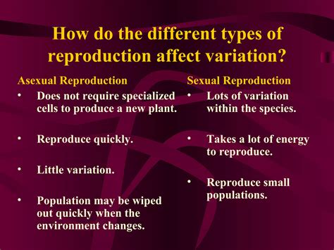 Science 9 Unit A Biological Diversity Section2 Lesson4 Asexual Sexual Reproduction Ppt