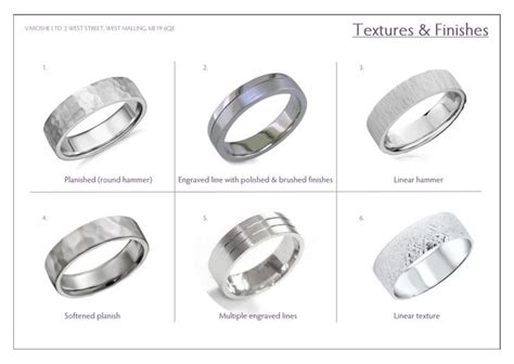 Wedding Ring Textures And Finishes Wedding Rings Jewelry Workshop Rings