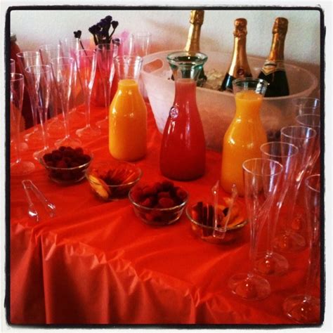 Mimosa Bar Love This Soooo Easy Mimosa Bar Bridal Shower Mimosa