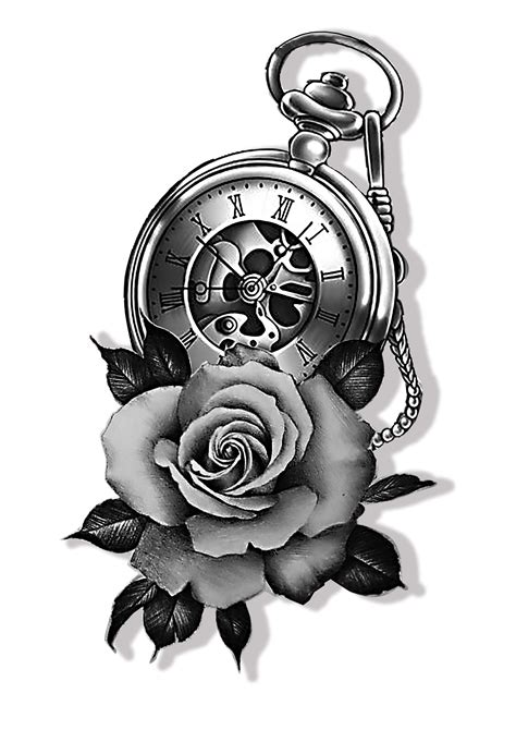 Pin by David Brown on Мои эскизы Watch tattoos Clock tattoo design