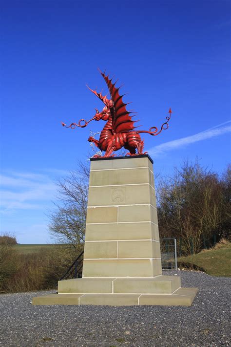 Welsh Dragon Memorial Mametz Wood The Somme Ww Flickr