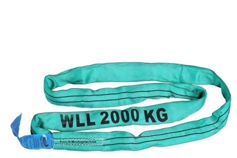 2t Round Sling Webbing Sling Length 1m Green RS21J 02116 Pro