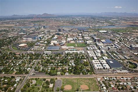 Tempe, Arizona Skyline stock image. Image of arizona - 26260071