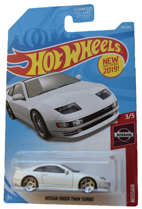 Amazon Hot Wheels Nissan Series Nissan ZX Twin Turbo White Toys Games