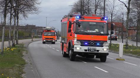 Elw Hlf Tmf L Schzug Berliner Tor Berufsfeuerwehr Hamburg Youtube