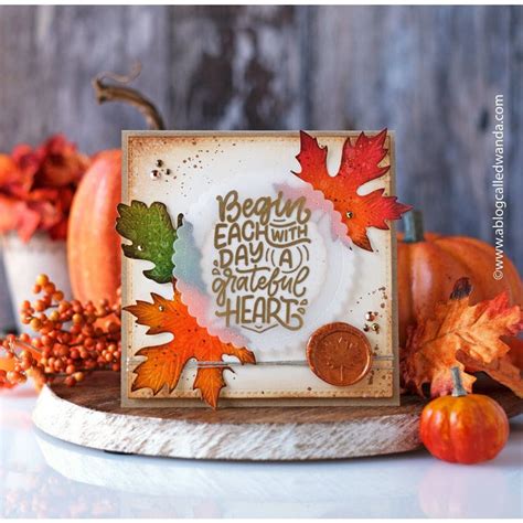 Lovely Layers Fall Foliage Honey Cuts Honey Bee Stamps