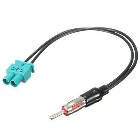 Fakra Z Code To DIN Male Plug Adapter Pigtail Cable Rg174 For Ca Radio