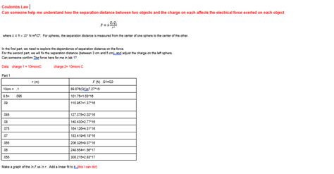 Solved Coulombs Law Can Someone Help Me Understand How The