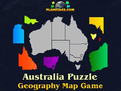 Australia Puzzle Geography Games Geography Map Map Games Australia