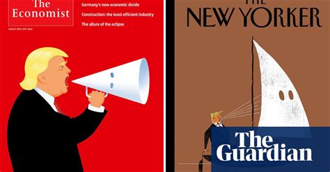 New Yorker And Economist Covers Slam Trumps Defence Of White