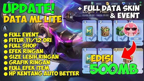 Update Data Ml Lite Mb Full Event Full Skin Patch All Star Ml