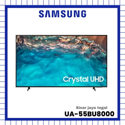 Jual TV LED SAMSUNG 55 INCH UA 55BU8000 4K CRYSTAL UHD NEW 2022