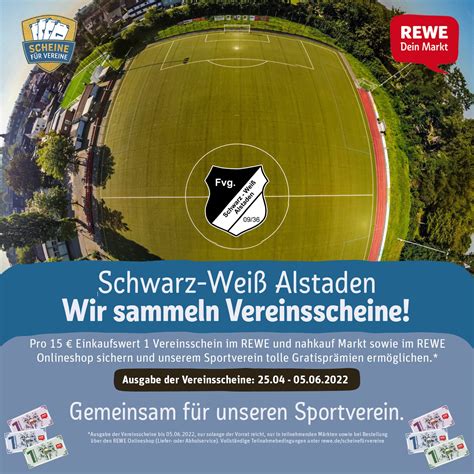 Scheine für Verein ist zurück Fvg Schwarz Weiß 09 36 Oberhausen