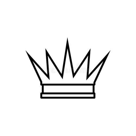 Crown Vector Icon King Illustration Sign Queen Symbol Monarchy Mark