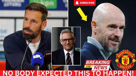 SCANDALGARY LINEKER REVEALS SHOCKING APOLOGY TO MAN UTD FANS AFTER