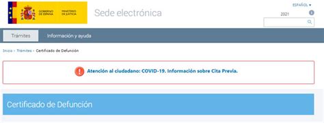 Certificado De Defunci N C Mo Solicitarlo Online