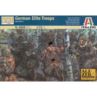 Italeri 6068 1 72 WWII German Elite Troops