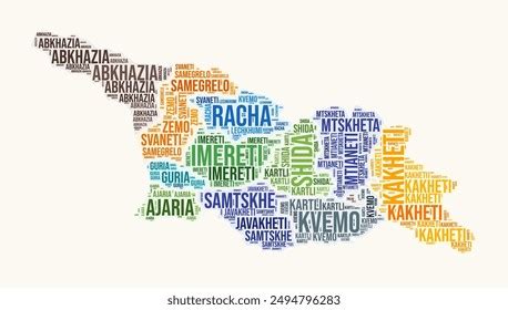 Georgia Regions Map Stock Photos and Pictures - 6,404 Images | Shutterstock