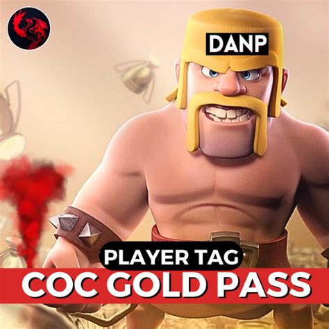 GOLD PASS Clash Of Clans Via Player Tag DANP