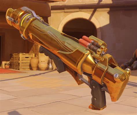 Image Pharah Golden Rocketlauncher Overwatch Wiki Fandom