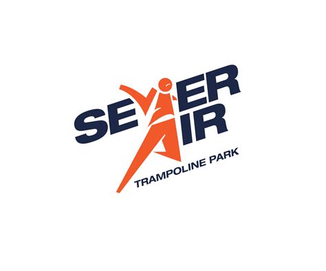 Elegant Playful Logo Design For Sevier Air Trampoline Park In