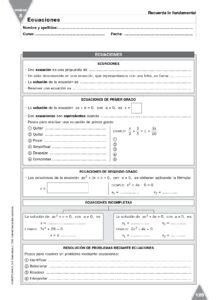 Fichas 3º ESO Anaya Matemáticas PDF 2023