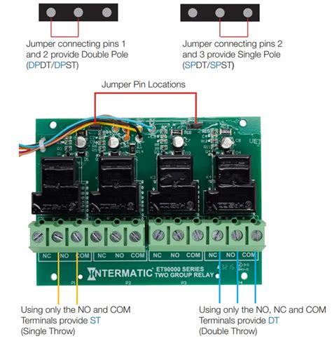 Intermatic Et90000 Double Pole Relay Upgrade User Manual