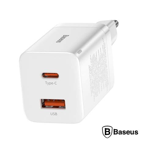 Ccsupp E Alimentador Comutado Usb C Usb A Pd Qc W Baseus