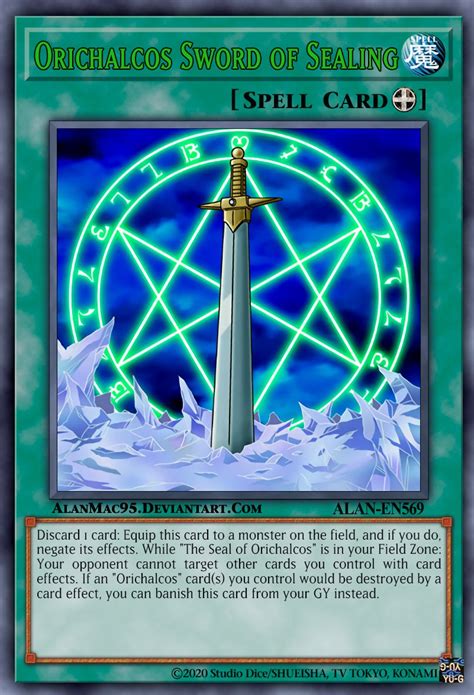 Every Yu Gi Oh Card On Twitter Orichalcos Sword Of Sealing