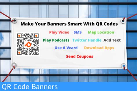 Custom Qr Code Banners For Businesses