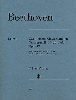 Ludwig Van Beethoven Zwei Leichte Klaviersonaten Nr 19 Und Nr 20 G