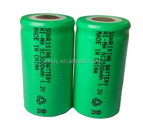 Nimh Battery Sc V Mah Sub C Ni Mh Rechargeable Battery Buy