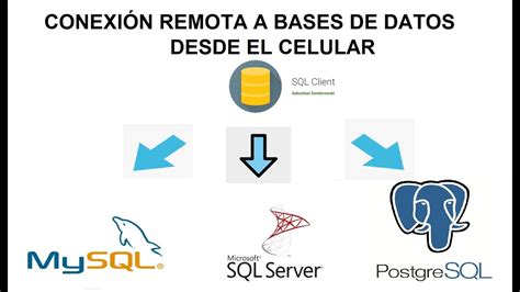 Conexión Remota a bases de datos desde el Celular YouTube