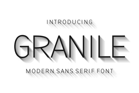 Granile Font By Riman Ntypes Creative Fabrica