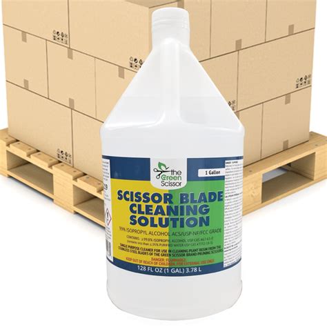 The Green Scissor Scissor Blade Cleaning Solution Gallons Pallet