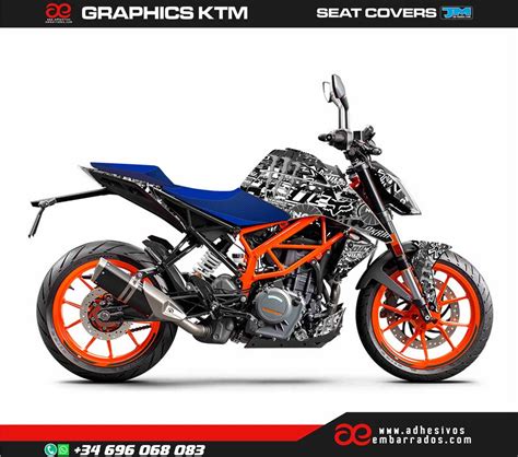 Kit déco ktm DUKE 125 Adhesivosembarrados