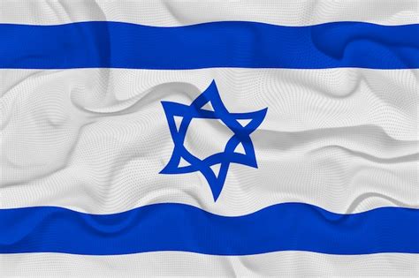 Premium Photo National Flag Of Israel Background With Flag Of Israel